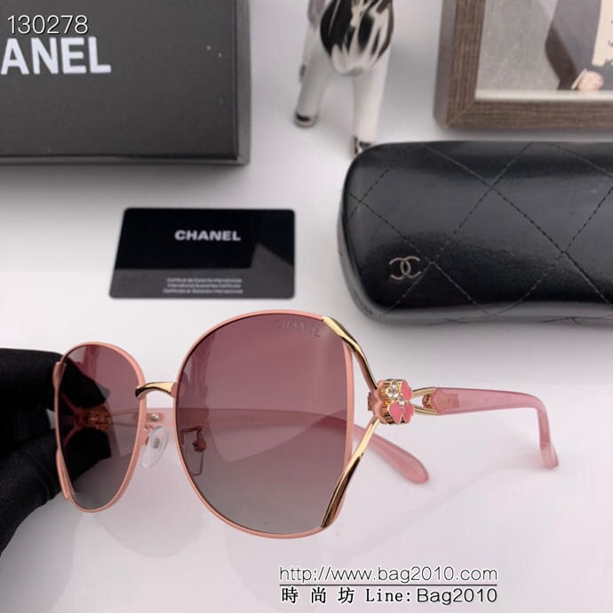 CHANEL香奈兒 19年開春新款 潮流爆款 時尚圓框太陽鏡 高品質  網紅潮款墨鏡 X7990  lly1736